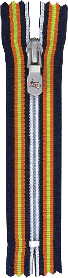 尼龙间色布边闭尾